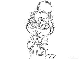 You are in the right place because you can get the funny chipmunk to color. Alvin And The Chipmunks Coloring Pages Tv Film Alvin Chipettes 2 Printable 2020 00087 Coloring4free Coloring4free Com