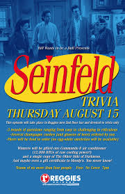 This post was created by a member of the buzzfee. Seinfeld Trivia Reggies Chicago