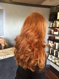 Secure a small strand of hair on your crown and add romantic waves to the lower section. Beautiful Long Thick Natural Red Head Haircut By Angela Rose Hair Styles Natural Red Hair Long Hair Styles