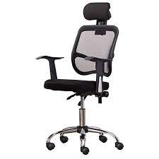 high back ergonomic mesh office chair armrest head support computer swivel desk chair height adjustable black mesh office chair swivel chair desk desk chair
