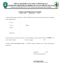 Contoh surat keterangan sakit dari bidan. Surat Keterangan Sakit Baru
