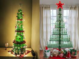 Natal sebentar lagi akan tiba, apa kalian sudah mempersiapkan sesuatu? Pohon Natal Dari Botol Bekas
