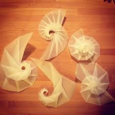 Anleitung Nautilusspirale Zum Kostenlosen Ausdrucken Origami Design Blumen Basteln Aus Papier Geometrische Origami