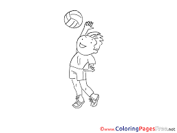 Plus, it's an easy way to celebrate each season or special holidays. Volleyball Download Printable Coloring Pages