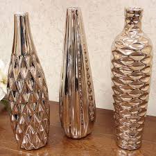 D Lusso Designs Concordia 3 Piece Table Vase Set Vase Vase Set Table Vases