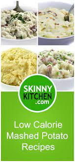 Low Calorie Mashed Potato Recipes Low Calorie Side Dishes Mashed Potato Recipes Diet Recipes Low Calorie
