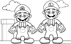 Mario Kart Para Colorear
