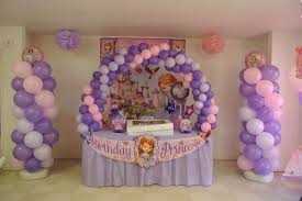 Sofia The First Birthday Party Ideas Photo 15 Of 19 Sophia Birthday Party Princess Sofia Party Sofia The First Birthday Party