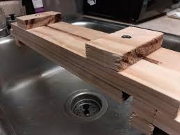 diy sink bridge. thoughts? : sharpening