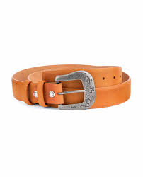 Buy Light Brown Western Belt Mens Veg Tan Leather Leatherbeltsonline Com