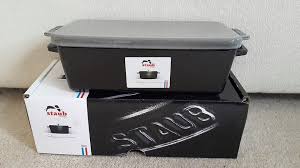 Terrine rectangular with inside shiny black designer: é˜¿å¤ªé›œè²¨ ä¸‰æ˜ŸæœŸå¾Œåˆ°è²¨staub Terrine Cast Iron 23cmx11 5cm å¯ä¸Šç«hkd Facebook