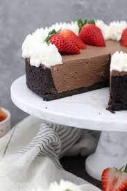 Easy No Bake Chocolate Cheesecake Recipe Recipe Chocolate Cheesecake Recipes No Bake Chocolate Cheesecake Homemade Chocolate