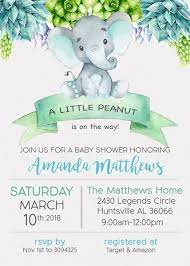 Shh Surprise Birthday Party Faux Glitter Confetti Invitation Zazzle Com Baby Shower Invitations Elephant Baby Shower Boy Elephant Baby Shower Invitations