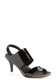Pedro Garcia Black Patent Hi Heel Willy Sandals Size Us 9 Regular M B 78 Off Retail