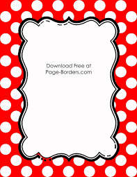 Free Polka Dot Border Templates in 16 Colors | Border templates, Clip art  borders, Polka dot labels