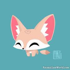 Pet Fennec Foxes In Animal Jam Animaljam Petfennecfox Pets Animal Jam Animal Jam Play Wild Cute Animal Drawings