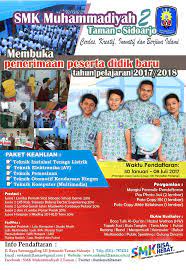Membentuk sdm unggul, kompetitif dan berakhlakul karimah. Ppdb Smkmduta 2017 2018 Smk Smk Muhammadiyah 2 Taman Sidoarjo Facebook
