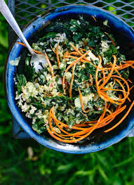 Anything Goes Kale Salad With Green Tahini Dressing Cookie And Kate Recipe In 2020 Kale Salad Tahini Dressing Tahini Salad Dressing