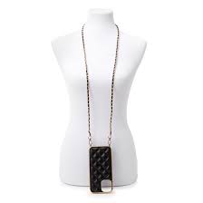 Maybe you would like to learn more about one of these? Black Quilted Phone Case With Gold Chain Fits Iphone 12 Pro Max Claire S