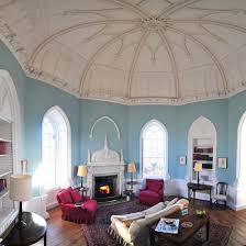 Culloden Tower North Yorkshire Exceptionally Restored By The Landmark Trust Plasterwork Deco With Images Country House Interior English Country House Elegant Interiors