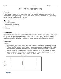 The worksheet is an assortment of 4 intriguing pursuits that will enhance your kid's knowledge and abilities. Sea Floor Spreading Activity