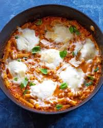 One Pan Baked Ziti Skillet The Girl Who Ate Everything