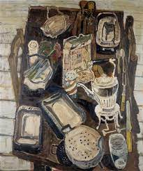 Bratby painted a whole raft of celebrities and notable figures during his life. John Randall Bratby Kitchen Still Life With Sculpture Mutualart