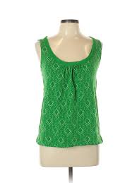 Details About Akemi Kin Women Green Short Sleeve Blouse Xs