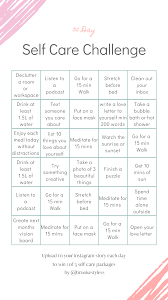 30 Day Self Care Challenge By Brookestyless Self Care Routine Self Self Care