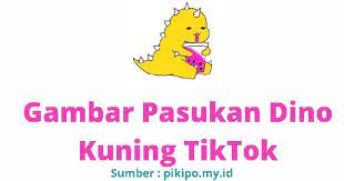 Dino kuning lgi — @chyy991. Gambar Dino Kuning Yang Ngetrend Di Tiktok Pikipo