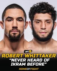 Whittaker vs Khamzat UFC Fight Prediction and Discussion