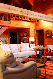 The log home was not finished when we moved here and so it has been our journey to finish the home and enjoy our life here. Make Do And Make Lovely Monday Log Cabin Living Room