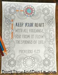 Check spelling or type a new query. Free Scripture Coloring Pages Proverbs 4 23