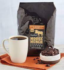 White chocolate mousse flavored coffee (5lb bag) 80oz only $34.94. Milk Chocolate Caramel Moose Munch Coffee 24 Oz Harry David