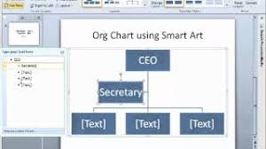 How To Make An Org Chart In Powerpoint 2010 Using Smartart