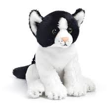 Small Sitting Stuffed Black And White Cat Nat Jules Stuffed Animal Cat Animal Babies Toys Dog Beanie
