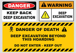 Excavation safety poster in hindi language image for construction site / handbook of osha construction safety and health 2nd edition charle : Excavation Safety Promo Poster With Excavator In Helmet Stock Vector Illustration Of Hardhat Flat 115067516