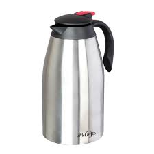 The time delay for starting a delayed pot of coffee works great. Mr Coffee Galion 2qt Coffee Pot Stainless Steel