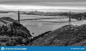 Marin County California View Of San Francisco Bay Stock