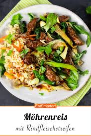 Mohrenreis Mit Rindfleischstreifen Austernpilzen Rezept Rezepte Fleisch Gerichte Fleisch