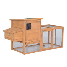 Formex snap lock large chicken coop review editors choice for the best backyard chicken coop to be honest this is simply one of the best urban chicken coops you will get if you can free range your flock during the day like i do. Pawhut 114 Wooden Customizable Backyard Chicken Coop With Nesting Box And Runs Poultry Care Farm Ranch