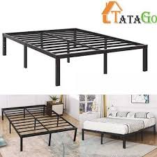 Free delivery and returns on ebay plus items for plus this is especially true of padded headboards. Tatago 82 X62 X16 Queen Metal Platform 3000lbs Bed Frame Mattress Foundation Us Ebay