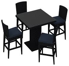 Albany lane 3 piece outdoor patio bistro set, modern, rustic, tan. Urbana 5 Piece Bar Set Tropical Outdoor Pub And Bistro Sets By Patio Productions Houzz