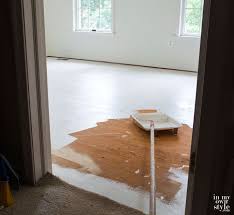 How To Paint Plywood Subfloor Diy Flooring Cheap Diy Flooring Diy Wood Floors