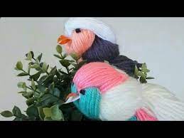 iplerle kusetkinligi yapimi how to make woolen birds youtube kus boncuk youtube
