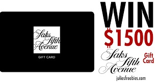 Earn a saks gift card up to $700* including beauty. Saks 1 500 Gift Card Sweepstakes Julie S Freebies
