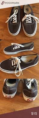 Vans Authentic Shoe Brown Size 9 5 Vans Authentic Shoes Vans Shoes