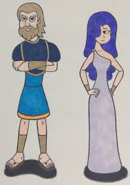 Circe in the odyssey drawing. Odysseus And Circe By Neonimbus526 On Deviantart