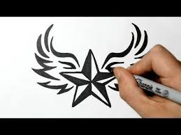 3d Star Drawing Google Search Tattoo Design Drawings Nautical Star Tattoos Tribal Tattoo Designs