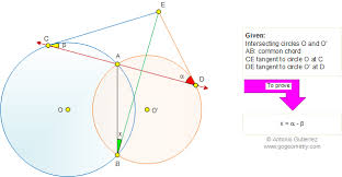 Geometry Problem 665 Intersecting Circles Secant Tangent Angles Mind Map Geometry Tutoring Geometry Problems Basic Math Mind Map